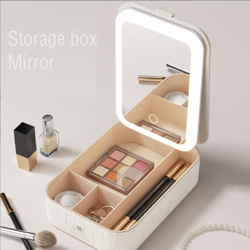 Travel LED Makeup Mirror Case