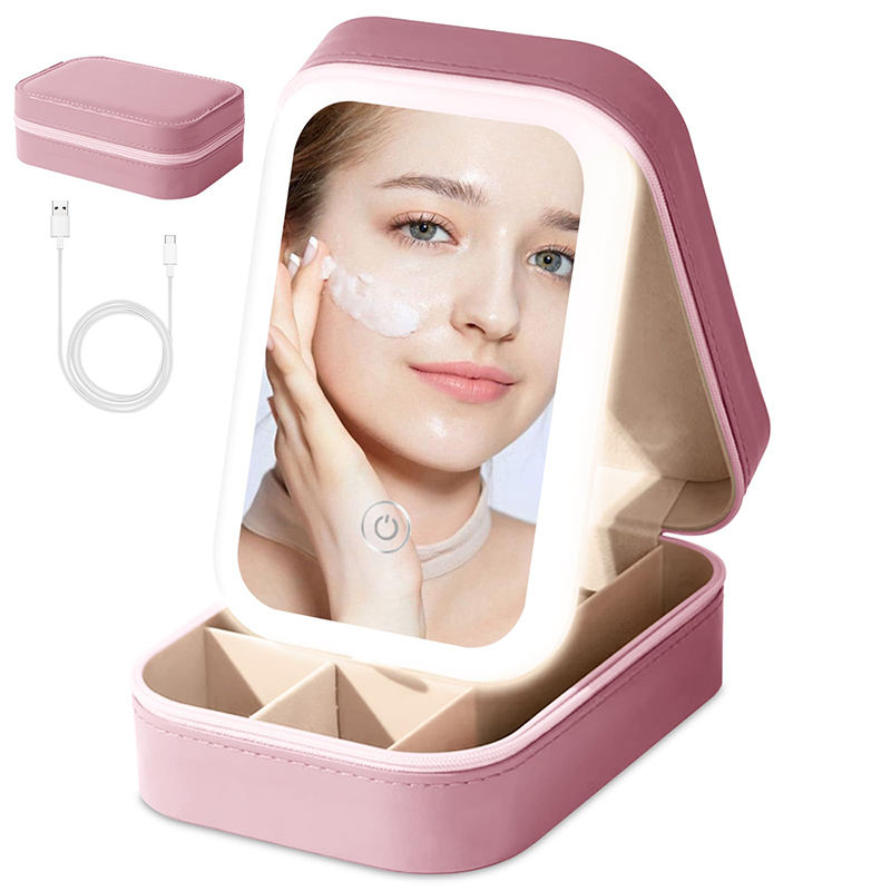 Travel LED Makeup Mirror Case